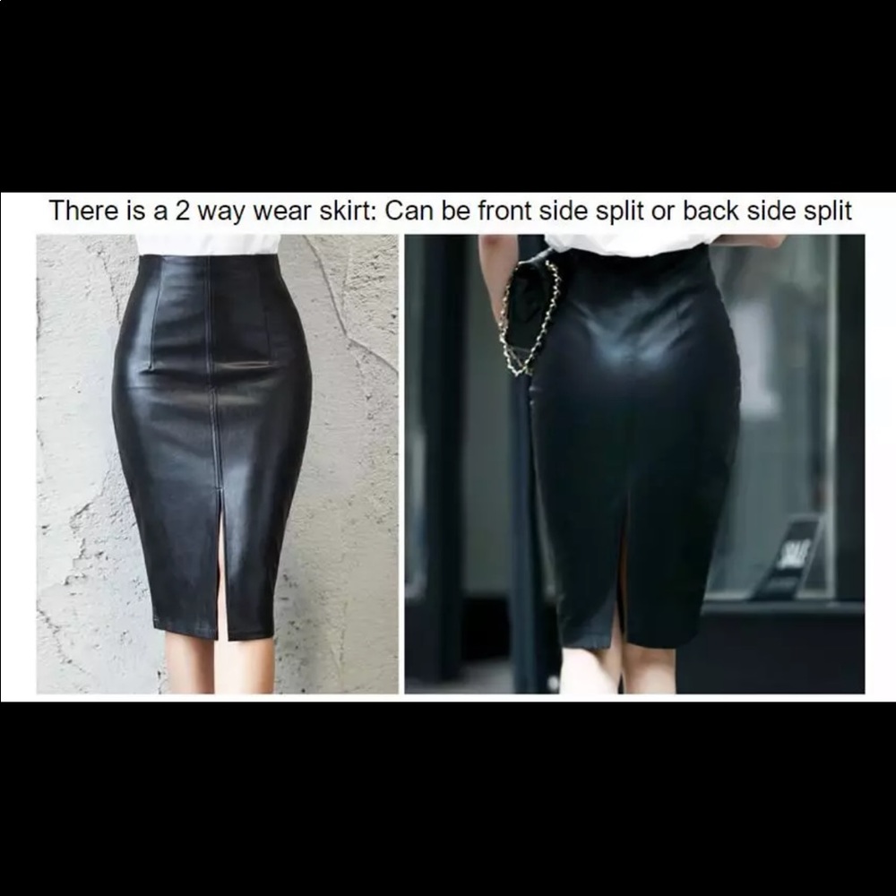 🆕 LAST 1 - Leather Skirt 🔥🔥🔥🔥 - Picture 6 of 6